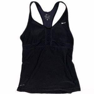 NIKE DRI-FIT BLACK SPORTS BRA TOP